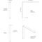 Ekena Millwork Hamilton Steel Bracket, Hammered Gold 2"W x 20"D x 20"H BKTM02X20X20HAHGO - alternate 9